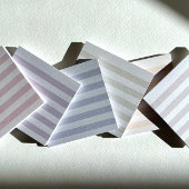 ピンクパステルストライプホテルのポストイットノート ポストイット