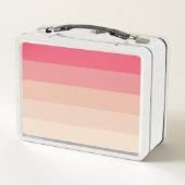 ピンクパステルストライプ メタルランチボックス (裏面)