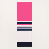 ピンクパステルストライプ ヨガマット (裏面)