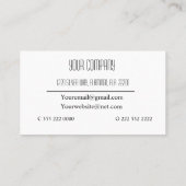 ピンクパステルズウォーターモダンカラー 名刺 (裏面)