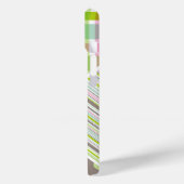 ピンクパステルチェックドットスクライブズストライプパタン Case-Mate iPhoneケース (裏面 / 左)