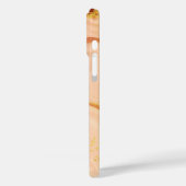 ピンクパステルバイオレットグリッター水彩カスタマイズ Case-Mate iPhoneケース (裏面 / 左)