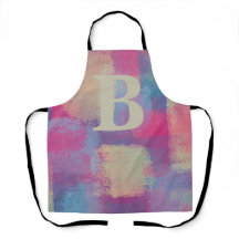 ピンクパステルパッチワークイニシャル