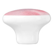 ピンクパステル水彩テクスチャ セラミックノブ (側面)