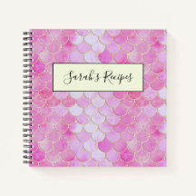 ピンクパステル&金ゴールドきらめくマーメイドスケールパターン