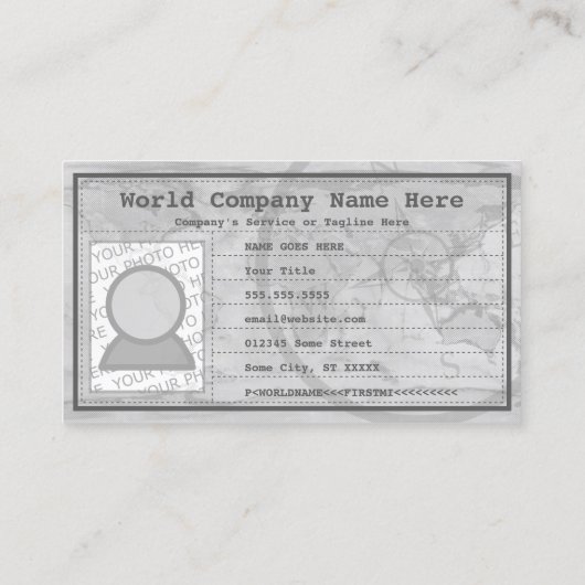 ピンクパスポート 名刺 (裏面)