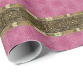 ピンクパターステイビューティフルストライプ ラッピングペーパー (ロールコーナー)
