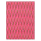 ピンクパターンの夏のスイカ テーブルクロス (正面)