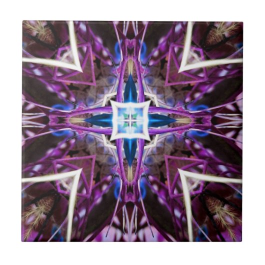 ピンクパターン タイル (正面)