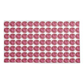 ピンクパターン 枕カバー (裏面-左)