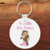 ピンクパパのリトルモンキー キーホルダー (正面)