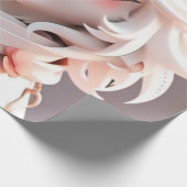 ピンクパピーデザイン子供へ誕生日プレゼント ラッピングペーパー (角)