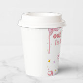 ピンクパファンシーリ誕生日紙カップエッフェルタワー 紙コップ (右)