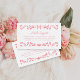 ピンクパペルピカドブックスベビー エンクロージャーカード