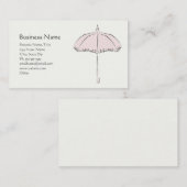 ピンクパラソル 名刺 (正面/裏面)