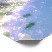 ピンクパラダイスさくらんぼブロッサムガーデン ポスター (角)