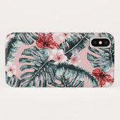 ピンクパラダイストロピカルアイランドフローラ植物学 Case-Mate iPhoneケース (裏面(横))