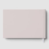 ピンクパリの結婚式の日のゲストブック ゲストブック (裏面)