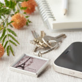 ピンクパリキーグランジチェーン キーホルダー (側面)