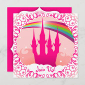 ピンクパレススクエア招待状 招待状 (正面/裏面)