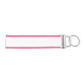 ピンクパワーリストバンドキーチェーン リストバンドキーホルダー (鍵右)