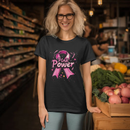 ピンクパワー乳がん啓発 Tシャツ