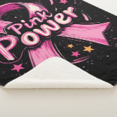 ピンクパワー乳がん認識度 シェルパブランケット (3/4)