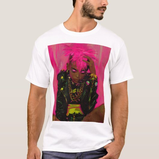 ピンクパンク717 AR-45カスタマイズ可能Tシャツ Tシャツ (正面)
