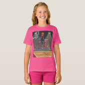 ピンクパンサーと楽しむジャンプ Tシャツ (正面フル)