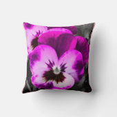 ピンクパンジー枕 クッション (裏面)