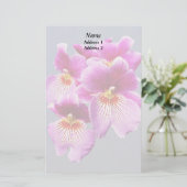 ピンクパンジー結婚ラン製品 便箋 (スタンド正面)