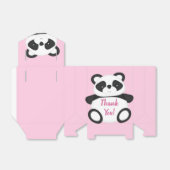 ピンクパンダベアベビーシャワー フェイバーボックス (折り畳みなし)