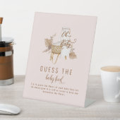 ピンクパンパスグラスベビーの看板を推測 台座サイン (インサイチュ)