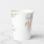 ピンクパンパスグラスホワイトオーラントロピカルエキゾチック 紙コップ (右)