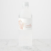 ピンクパンパスグラスボホレインボー ペットボトルラベル (正面)