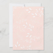 ピンクパンプキンサンクスギビングディナーパーティー 招待状 (裏面)