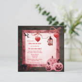 ピンクパンプキンズハローウィンパーティ 招待状 (スタンド正面)