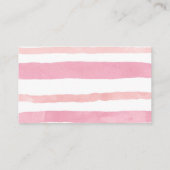 ピンクパンプキントラックおむつラッフルカード エンクロージャーカード (裏面)