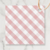 ピンクパンプキントラックジンジャムガムガールベビーシャワー フェイバータグ (裏面)