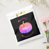 ピンクパンプキンハロウィーン フェイバーバッグ (封をした状態)