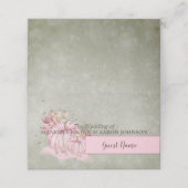 ピンクパンプキンハーベスト秋-座席表 プレイスカード (外部開封)