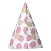 ピンクパンプキンファースト誕生日ハット パーティーハット (裏面)