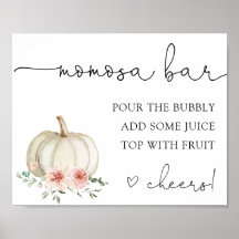 ピンクパンプキンモモザバードリンクサイン