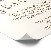 ピンクパンプキンユーカリ赤ちゃんシャワーベリーゲーム ポスター (角)