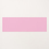 ピンクパーソナライズされたかわいらしの泡の名前ヨガマット ヨガマット (裏面(横))