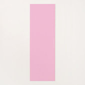 ピンクパーソナライズされたかわいらしの泡の名前ヨガマット ヨガマット (裏面)