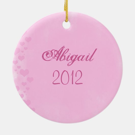 ピンクパーソナライズされたと黒の車が16歳のスイート セラミックオーナメント (裏面)