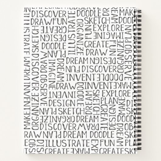 ピンクパーソナライズされたのアーティストSketchbookノートブック ノートブック (裏面)