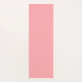 ピンクパーソナライズされたのバラ ヨガマット (裏面)