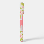 ピンクパーソナライズされたのミセスいつも右の花柄 Case-Mate iPhoneケース (裏面 / 右)